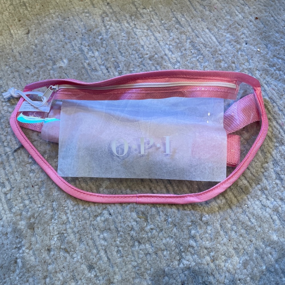 COPY - NWOT OPI clear belt bag